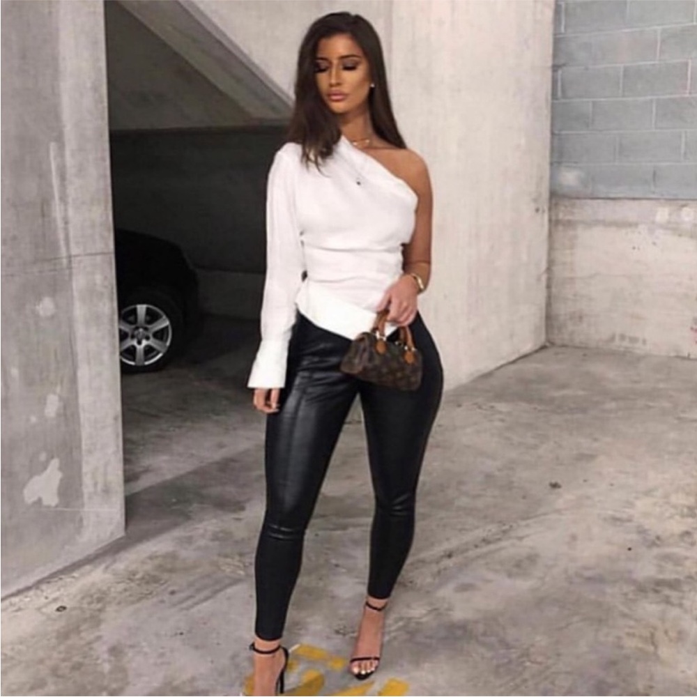 Zara Faux Leather Leggings